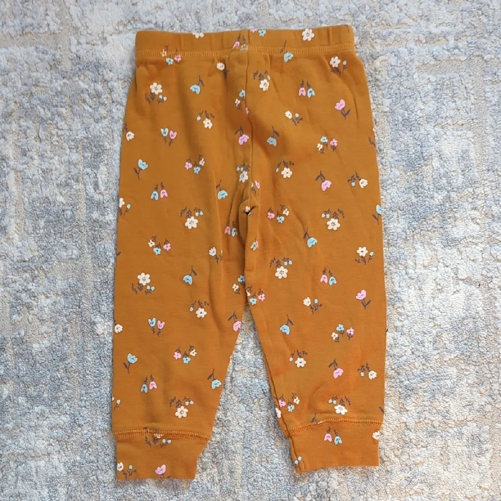 Carter's Simple Joys Floral Print Pants Size 24 Months